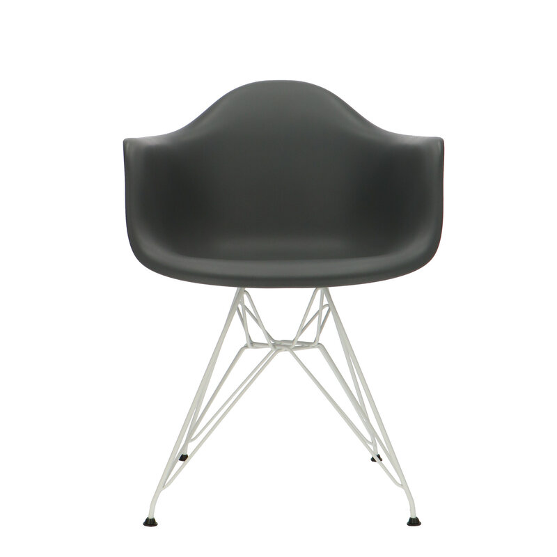 POPfurniture POP Stol DAR Hvid Chassis Anthracite