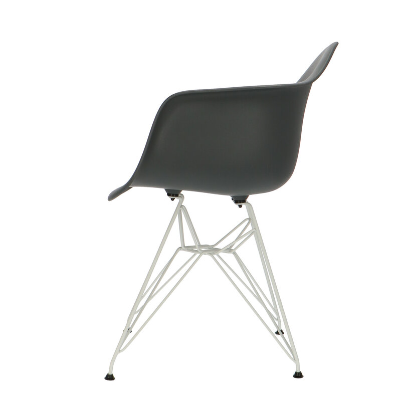 POPfurniture POP Chair DAR White Base Anthracite