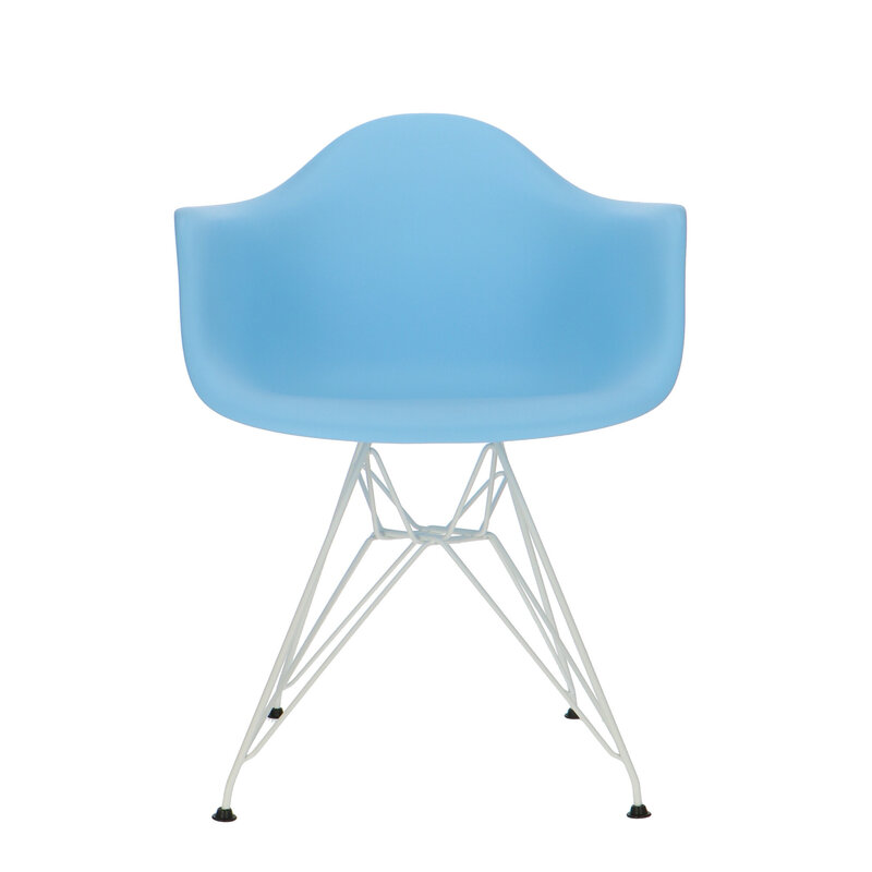 POPfurniture POP Chair DAR White Base Blue