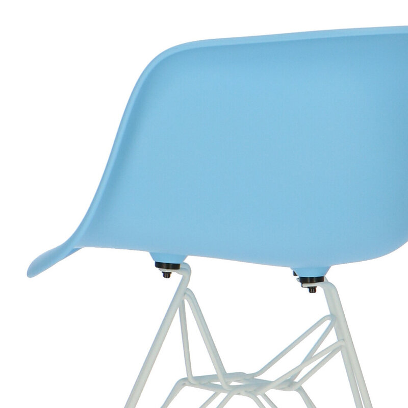 POP Stol DAR Vit Bas Baby Blå POPfurniture POP Stol DAR Vit Bas Baby Blå