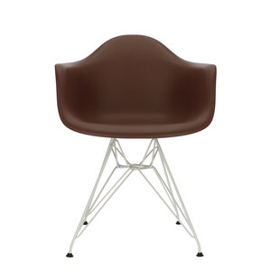 POPfurniture POP Chair DAR White Base Brown