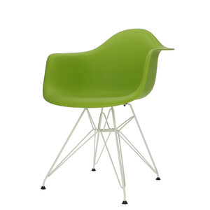 POPfurniture POP Chair DAR White Base Green