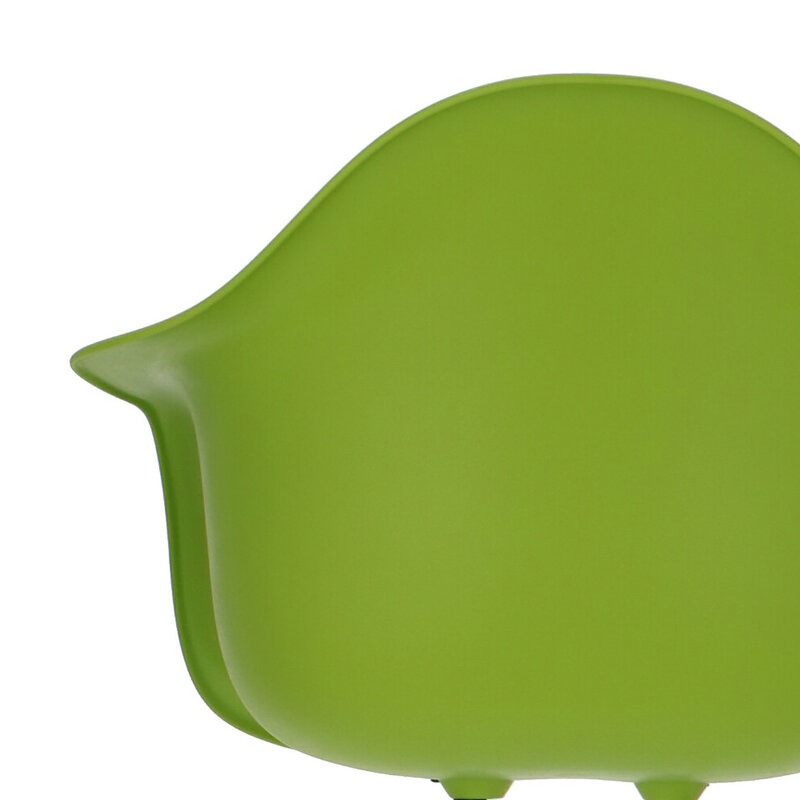 POPfurniture POP Stol DAR Hvid Chassis Grøn