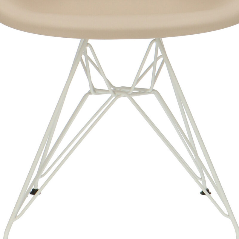 POPfurniture POP Stol DAR Vit Bas Greige