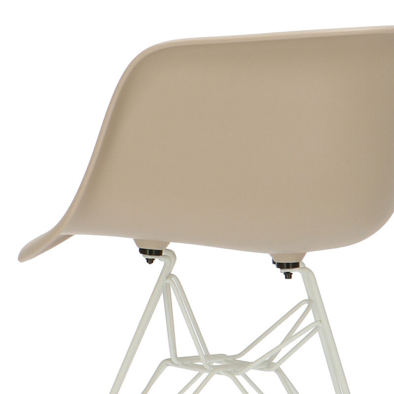 Chaise POP DAR Pieds Blancs Greige POPfurniture Chaise POP DAR Pieds Blancs Greige