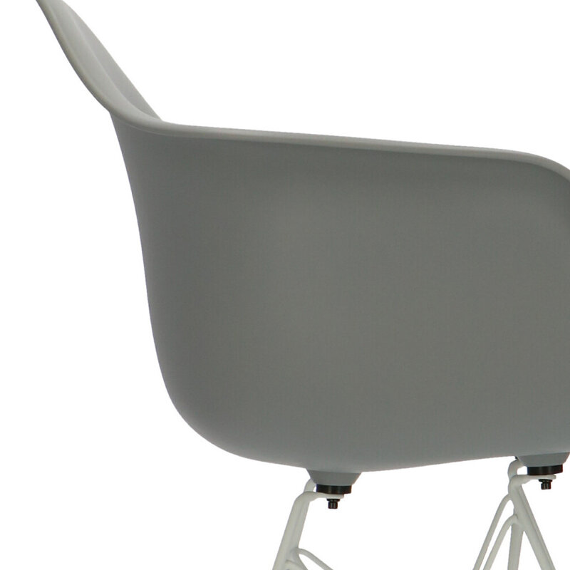 POPfurniture POP Stol DAR Vit Bas Grå