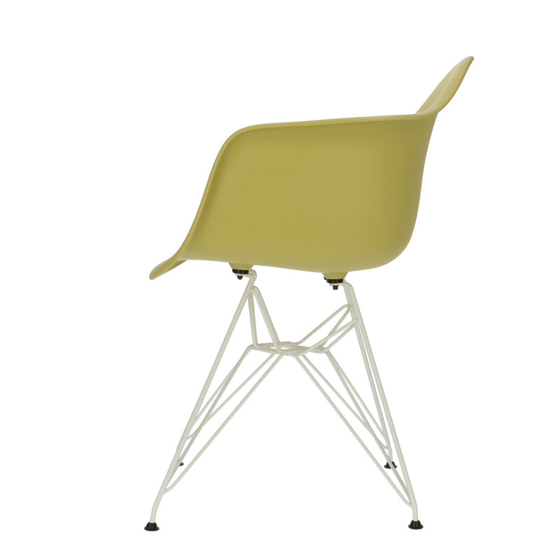 POPfurniture POP Chair DAR White Base Olive Green
