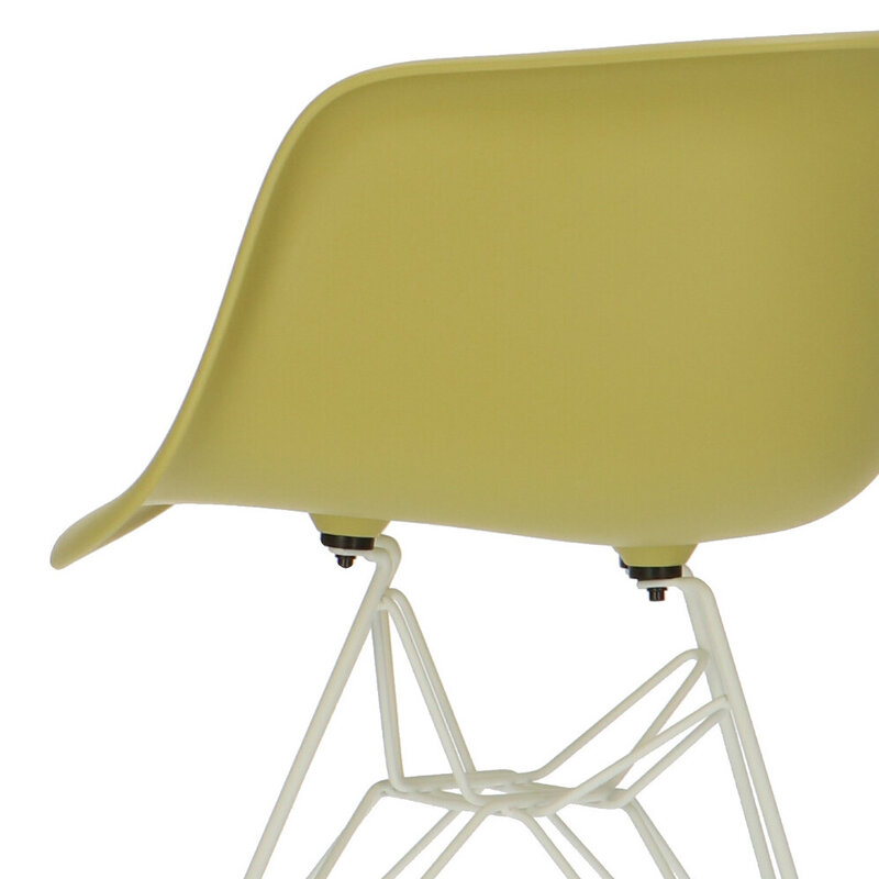 POPfurniture POP Chair DAR White Base Olive Green