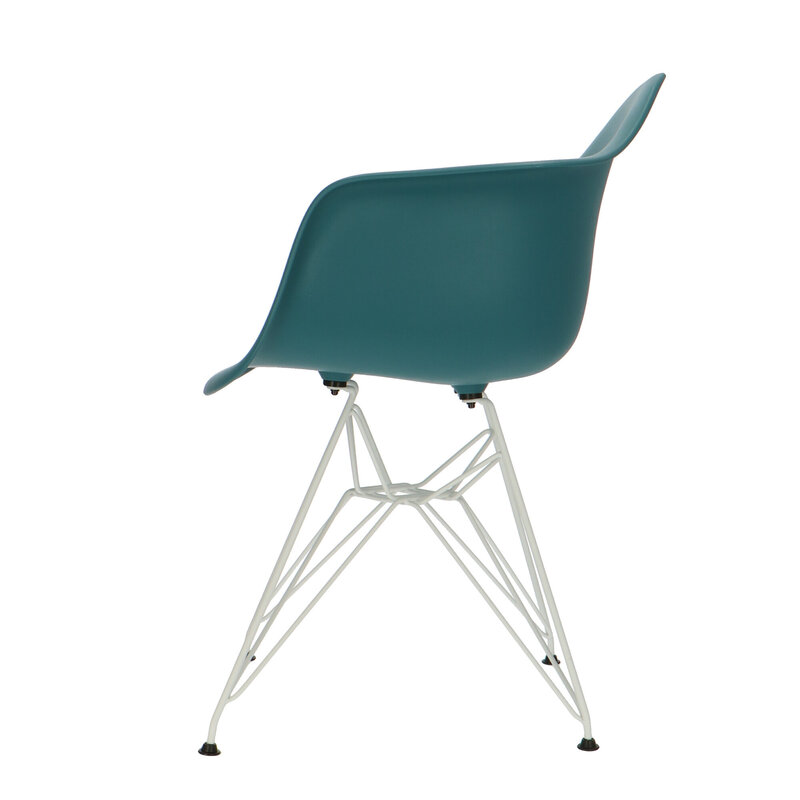 POP Chair DAR White Base Petrol Blue POPfurniture POP Chair DAR White Base Petrol Blue