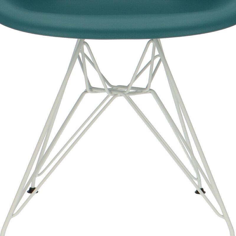 POP Chair DAR White Base Petrol Blue POPfurniture POP Chair DAR White Base Petrol Blue