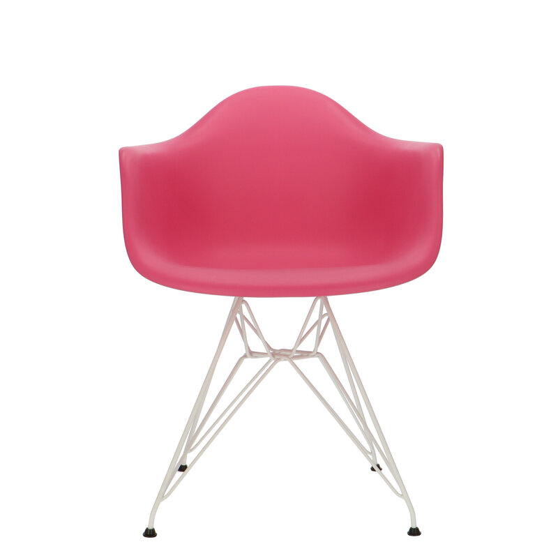 Chaise POP DAR Pieds Blancs Rose POPfurniture Chaise POP DAR Pieds Blancs Rose