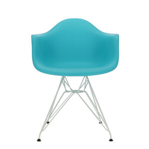 POPfurniture Chaise POP DAR Pieds Blancs Turquoise