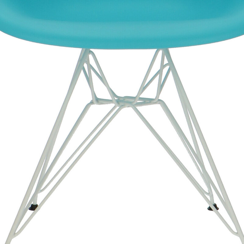 POP Chair DAR White Base Turquoise POPfurniture POP Chair DAR White Base Turquoise