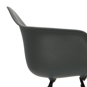 Chaise POP DAW Base Sombre Anthracite POPfurniture Chaise POP DAW Base Sombre Anthracite