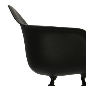 POPfurniture Chaise POP DAW Base Sombre Noir
