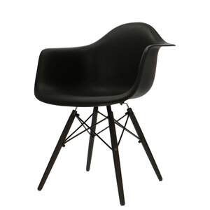 POPfurniture Chaise POP DAW Base Sombre Noir