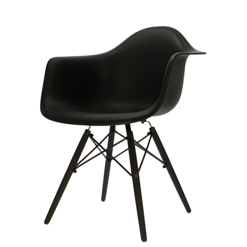 POPfurniture POP Chair DAW Dark Base Black