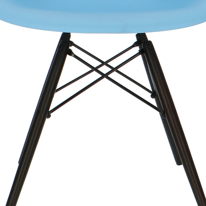 POPfurniture POP Stuhl DAW Dunkles Untergestell Blau
