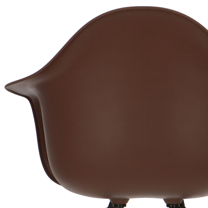 Chaise POP DAW Base Sombre Brun POPfurniture Chaise POP DAW Base Sombre Brun