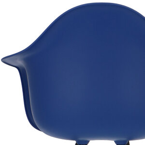 POPfurniture POP Chair DAW Dark Base Dark Blue