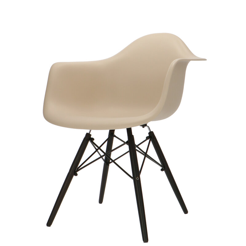 POPfurniture POP Stuhl DAW Dunkles Untergestell Greige