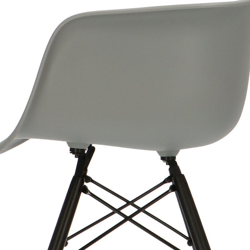 POPfurniture Chaise POP DAW Base Sombre Gris