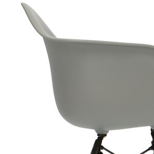 POPfurniture POP Stuhl DAW Dunkles Untergestell Grau