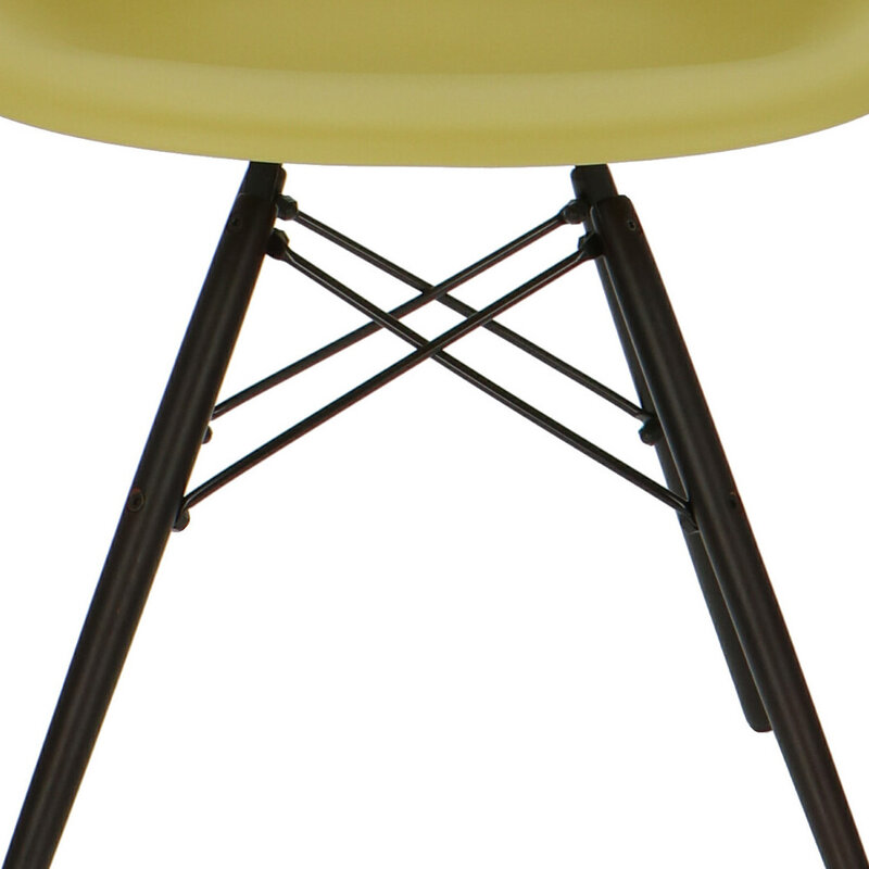 POPfurniture Chaise POP DAW Base Sombre Vert olive