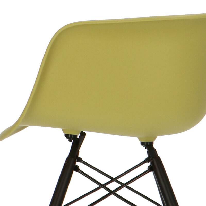 POPfurniture POP Chair DAW Dark Base Olive Green