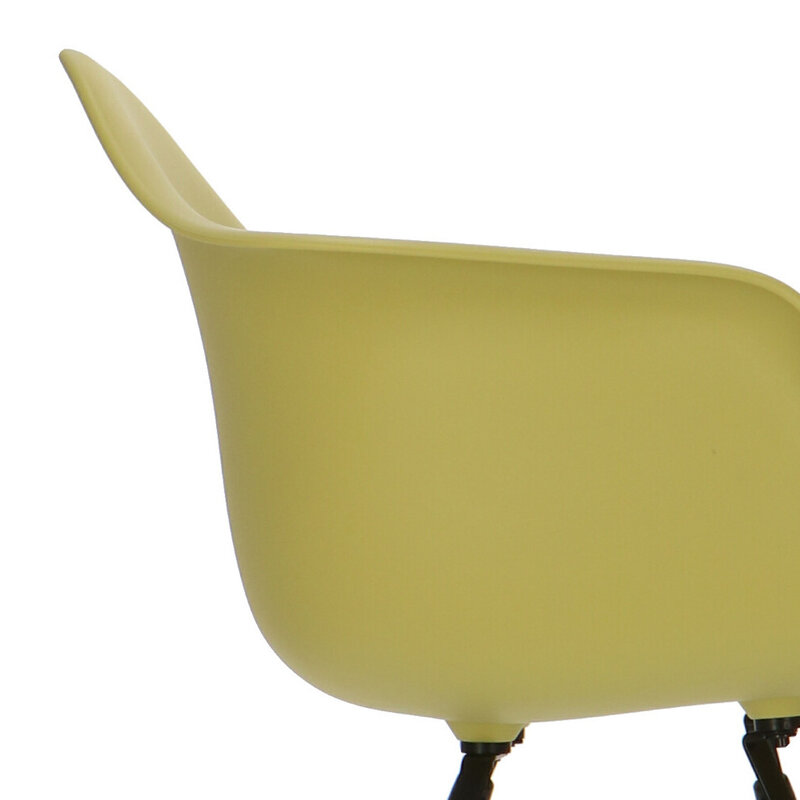 POPfurniture POP Chair DAW Dark Base Olive Green