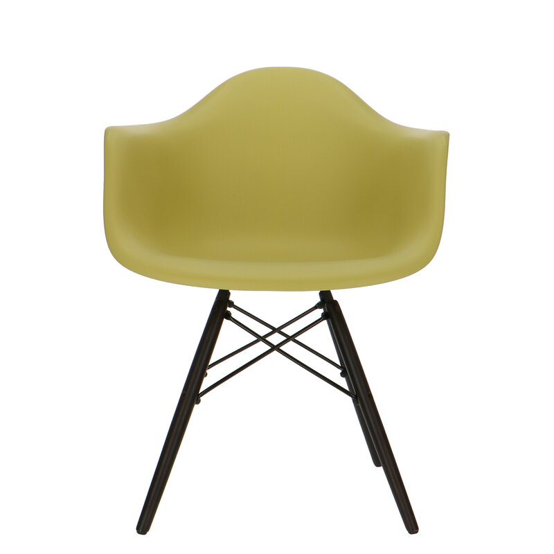 POPfurniture POP Stuhl DAW Dunkles Untergestell Olivgrün