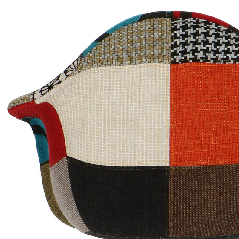 POPfurniture POP Chair DAW Dark Base Patchwork