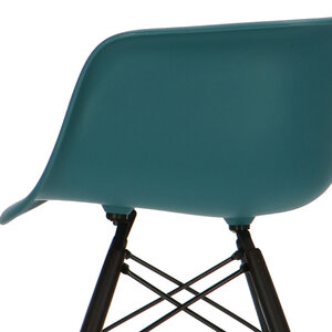 POP Stuhl DAW Dunkles Untergestell Petrolblau POPfurniture POP Stuhl DAW Dunkles Untergestell Petrolblau