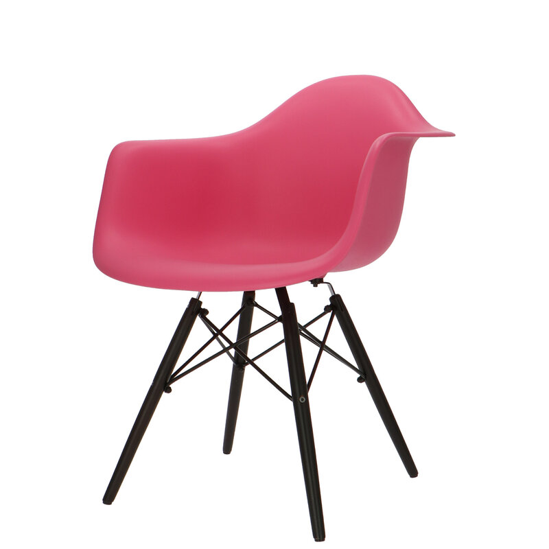 POPfurniture Chaise POP DAW Base Sombre Rose