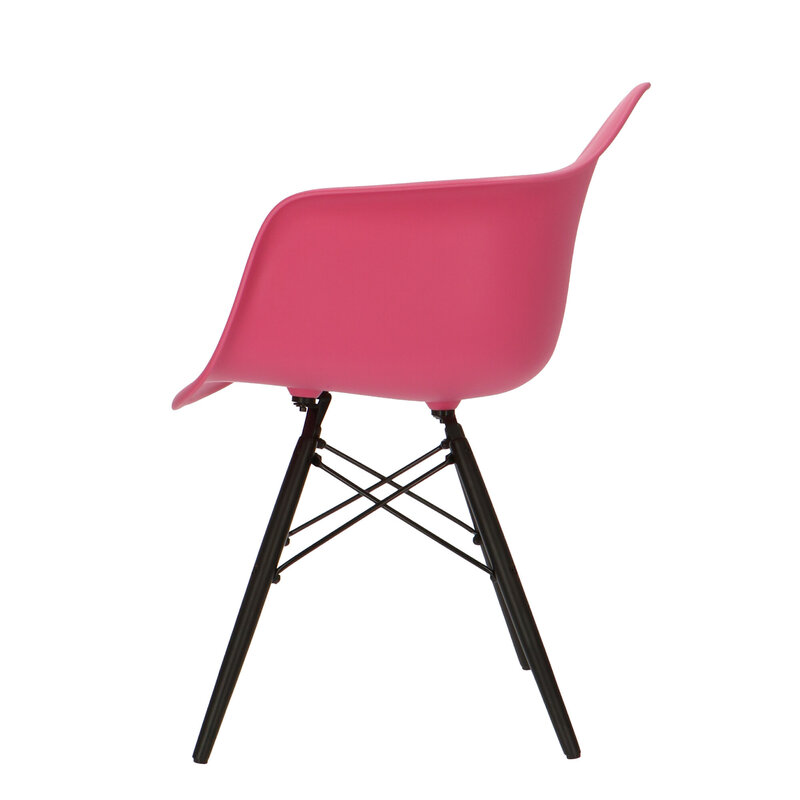 POPfurniture POP Stol DAW Mørkt Chassis Lyserød