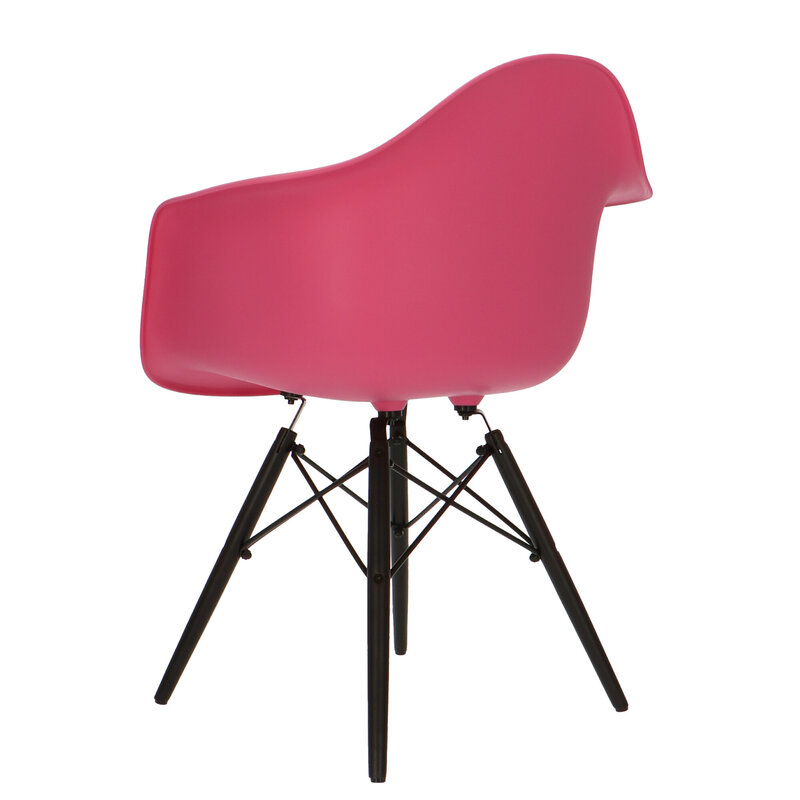 POPfurniture POP Stuhl DAW Dunkles Untergestell Rosa