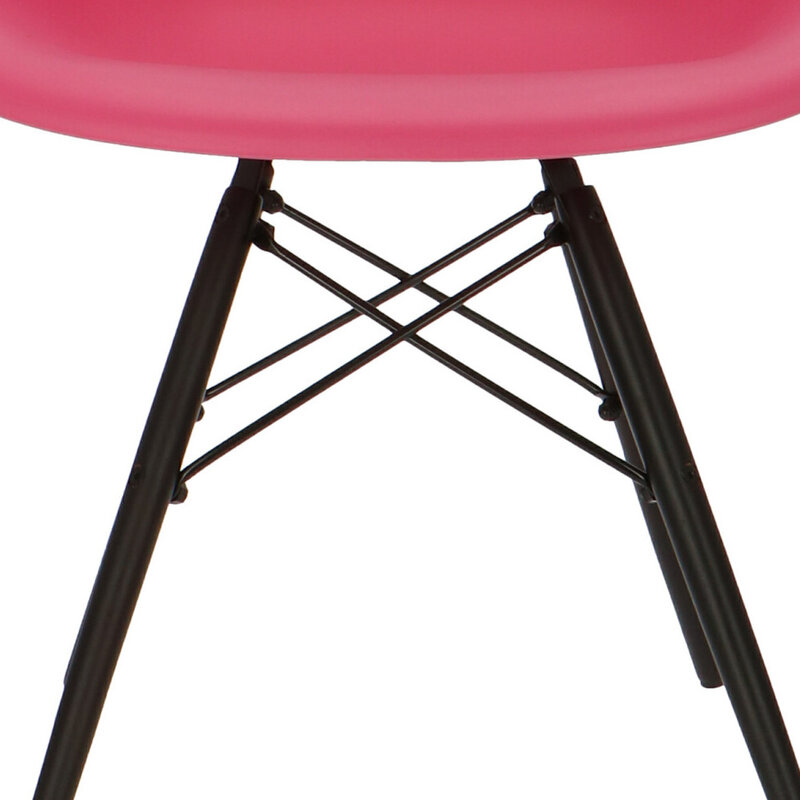 POPfurniture POP Chair DAW Dark Base Pink