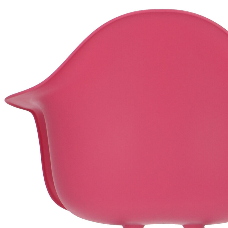 POPfurniture POP Stol DAW Mørkt Chassis Lyserød