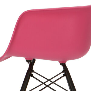 POPfurniture Chaise POP DAW Base Sombre Rose
