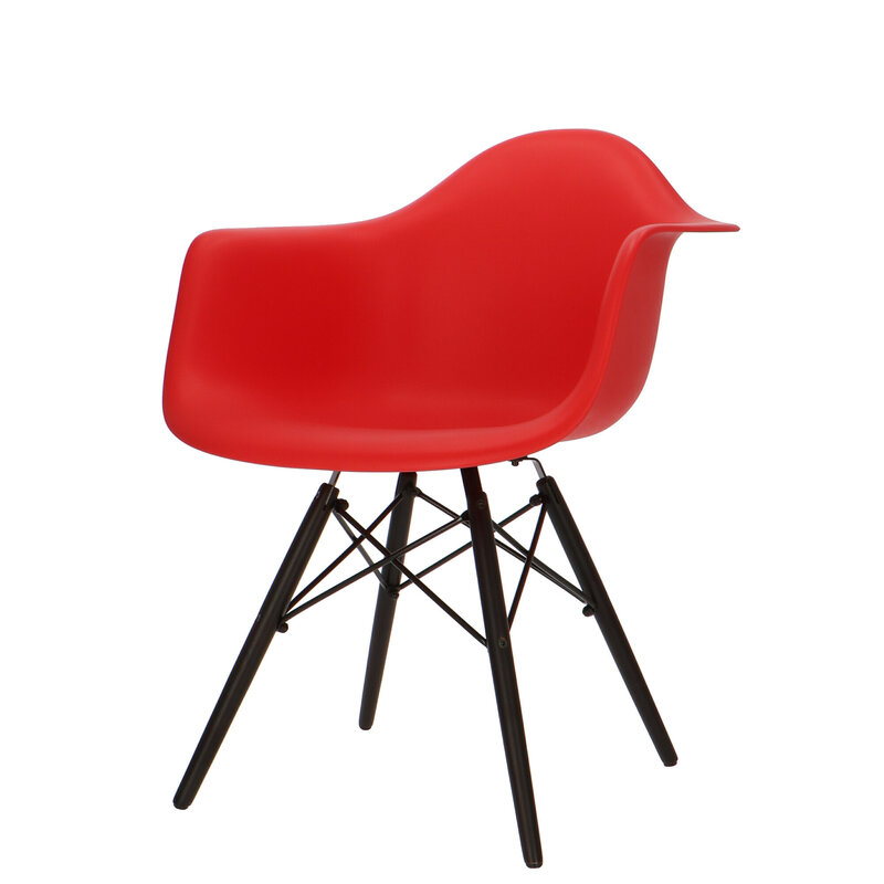POP Stol DAW Mørkt Chassis Rød POPfurniture POP Stol DAW Mørkt Chassis Rød