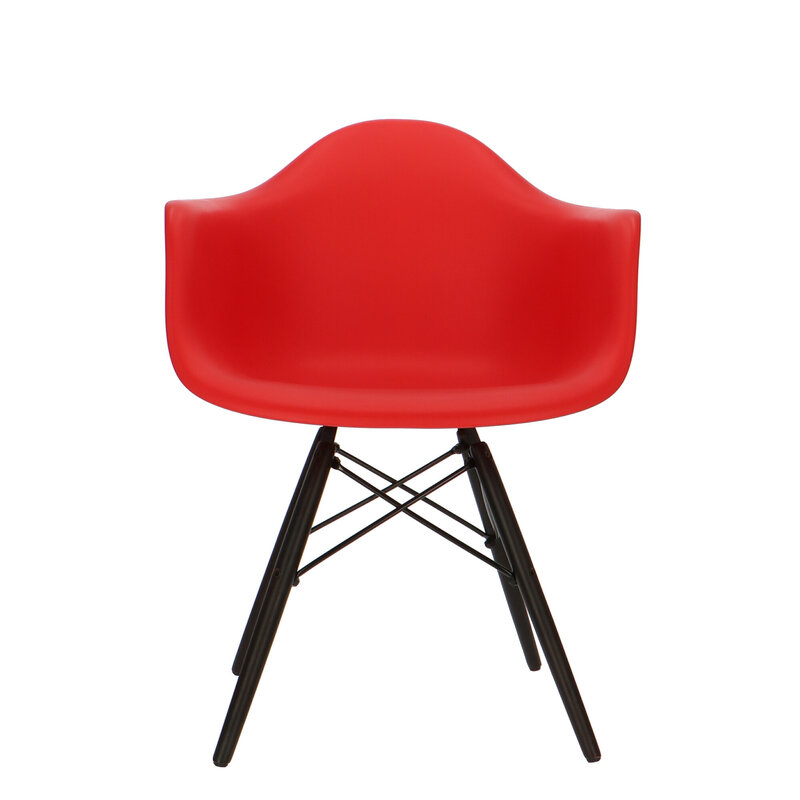 Chaise POP DAW Base Sombre Rouge POPfurniture Chaise POP DAW Base Sombre Rouge