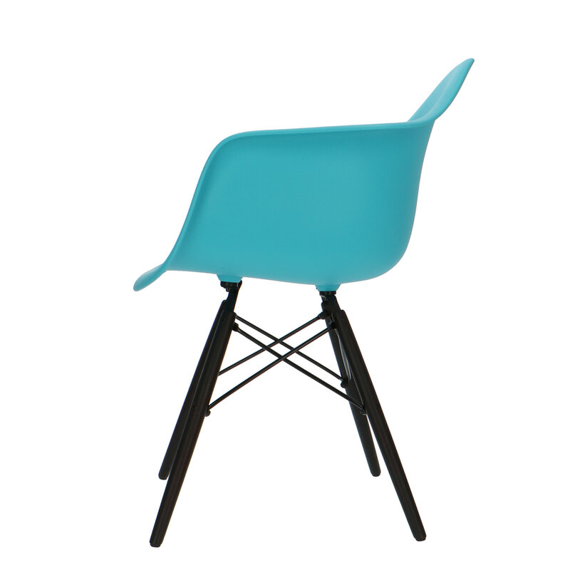 POPfurniture Chaise POP DAW Base Sombre Turquoise