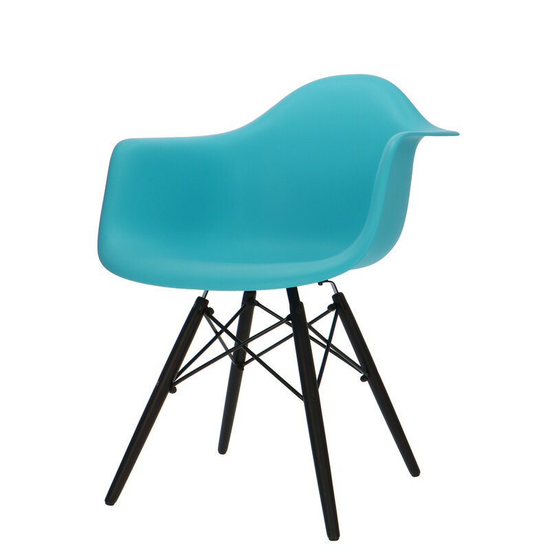 POPfurniture POP Chair DAW Dark Base Turquoise