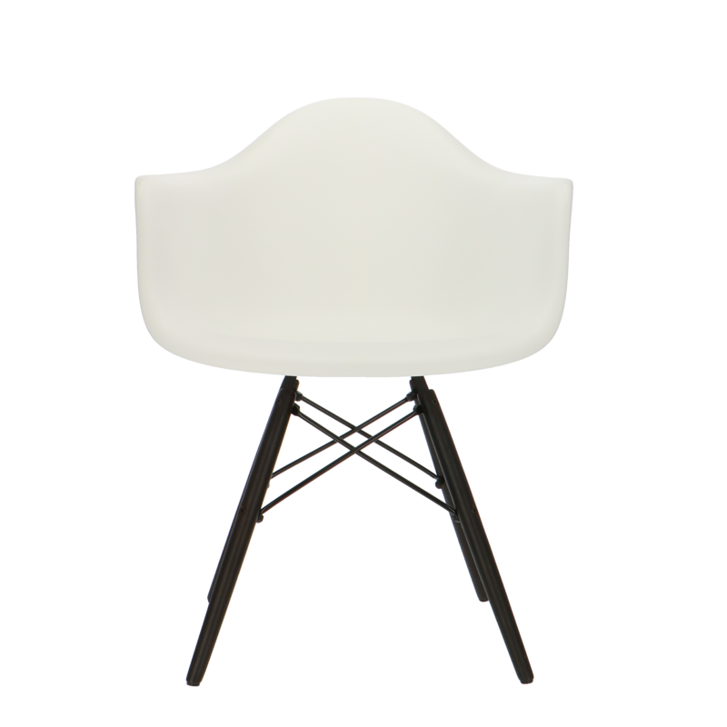 POPfurniture POP Stuhl DAW Dunkles Untergestell Weiß