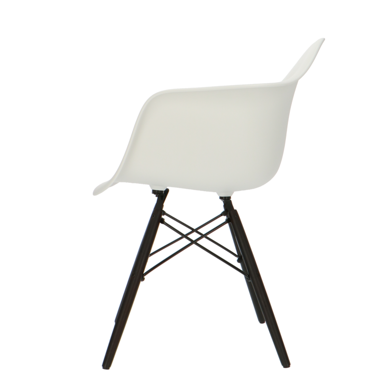 Chaise POP DAW Base Sombre Blanc POPfurniture Chaise POP DAW Base Sombre Blanc