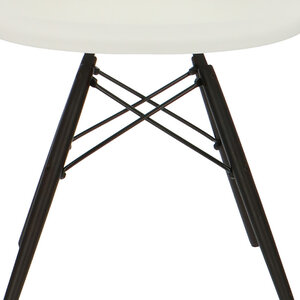 Chaise POP DAW Base Sombre Blanc POPfurniture Chaise POP DAW Base Sombre Blanc