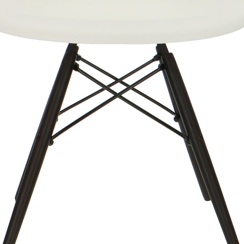 POPfurniture POP Stuhl DAW Dunkles Untergestell Weiß