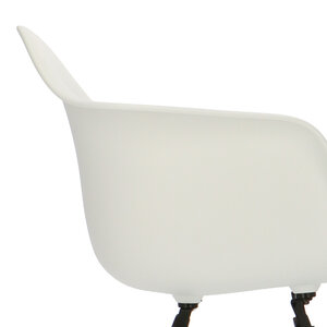POPfurniture POP Chair DAW Dark Base White