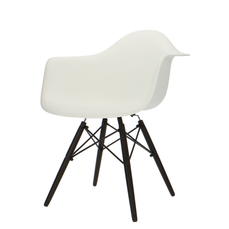 POPfurniture POP Stol DAW Mörk Bas Vit