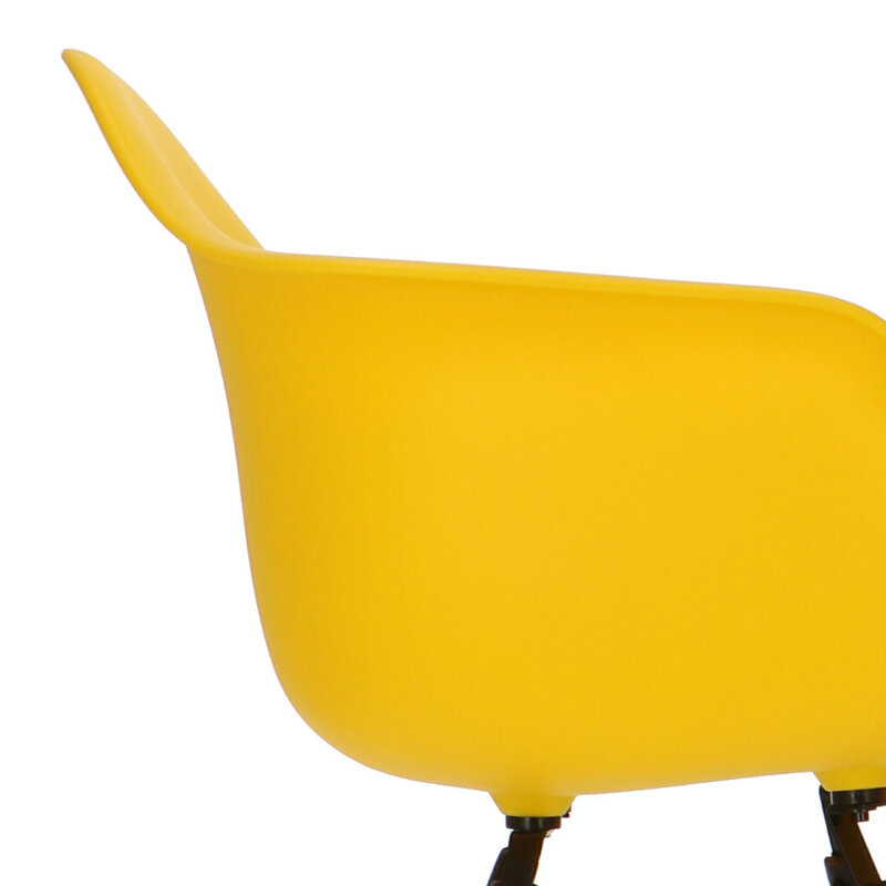 POPfurniture POP Stuhl DAW Dunkles Untergestell Gelb